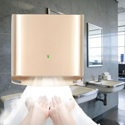 High-Speed 1250W Automatic Hand Dryer - Contactless Induction, Wall-Mounted for Restaurants & Toilets, Dual Hot/Cold Settings, Constant Temperature, Energy Efficient