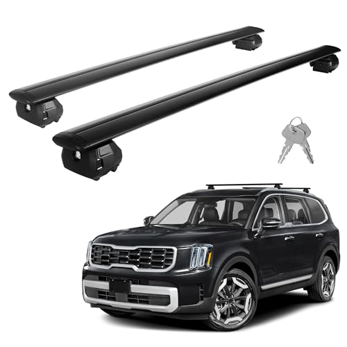 How to Find The Best Kia Telluride Roof Racks? (2023) 330Lbs Heavy Duty Roof Rack Cross bar Compatible with Kia Telluride 2019-2025 S SX SX-P EX, Lockable...