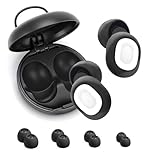 Ear Plugs for Sleep, Up to 45dB Noise Cancelling Reusable Silicone Earplugs with 8 Sizes (XS/S/M/L) & Case – Comfortable Hearing Protection for Sleeping, Travel, Work, and Concerts