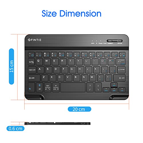 Fintie 7-Inch Ultrathin (4Mm) Wireless Bluetooth Keyboard For Ipad Samsung Tablet, Iphone Smartphone, Ios, Android Tablets Phone #TOP3