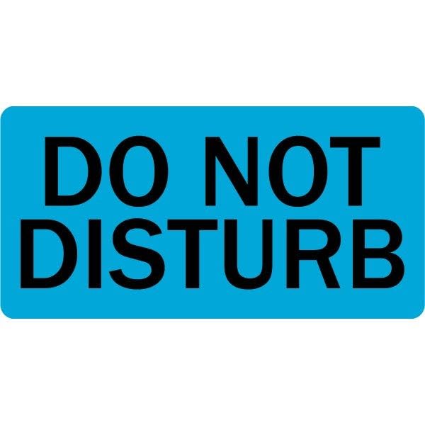 LabelValue.com | Do Not Disturb - Veterinary Label/Stickers, 500 Labels per roll, 1 roll per Package