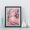 Cherry Blossom Tree Diamond Art Kits for Adults Beginners,5D Diamond Painting Flowers,DIY Paint By Diamonds Dots with Gem Art for Adults,Home Wall Decor 12 X 16Inch #1