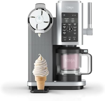 NINJA CREAMi Scoop et Swirl Machine a Glace et Sorbetière, 13 mod...