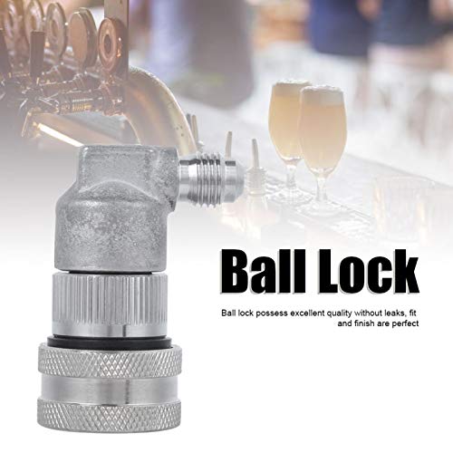 Verrou à boule, verrouillage à boule pour bière maison - Connecteur rapide en acier inoxydable MFL0,6 cm + cercle de liquide - Image 7