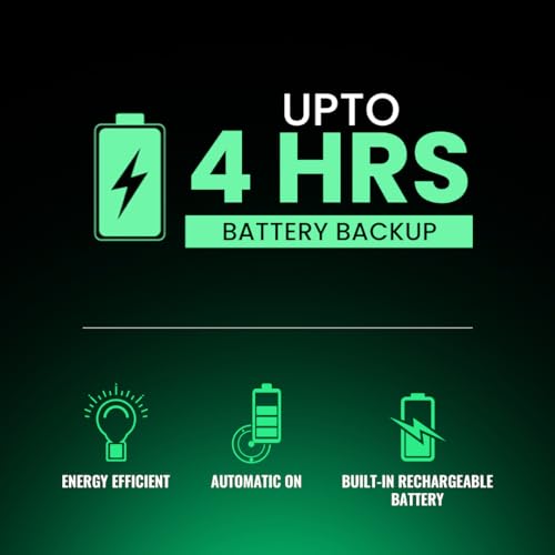 Image of MAGIK Savio 20W LED Rechargeable Emergency Bulb | 6500K Cool White | 4-Hour Backup | B22 Base | Energy Efficient Light for Power Cuts | Pack of 1