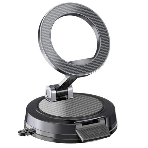 Beniduck Magnet Phone Holder for Car & Desk, Strong Magnetic Phone Mount with Secure Lock, Universal 360° Rota-Table Phone Stand for Dashboard, Glass, Table, Compatible with All Cell Phones