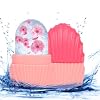 Ice Cube Roller for Face,Eyes and Neck,Reusable Silicone Ice Mold Mermaid Shell Shape for Shrink Pores Anti Wrinkle and Skin Beauty Care,Reduce Migraine Pain,Gua Sha Face Massage Tools (Pink)