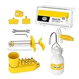 Kit de purga de freno, serie MTB Bike Herramientas de reparación hidráulicos con caja de transporte