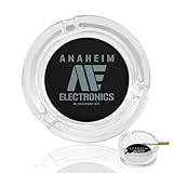 灰皿 機動戦士zガンダム アナハイム・エレクトロニクス ガラス灰皿 円形 タバコ固定 滑り止め 大容量 おしゃれ 喫煙具 デスク装飾 屋内 屋外 業務 車用 家庭用 自宅 プレゼント