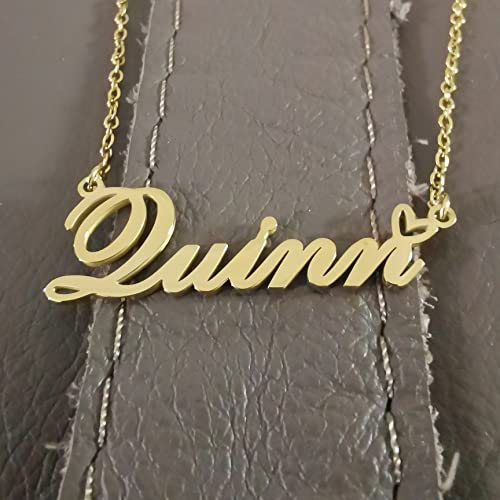 Custom Pendant Name Necklace Customized Personalized Plated Name Necklace for Mother Daughter Christmas New Year Birthday Valentine's Day4