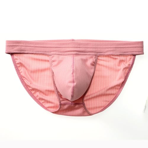 Men's Ball Pouch Briefs Casual Breathable Comfort Underwear for Men Plain Low Rise Briefs2