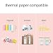 Mtianxy Mini impresora de fotos Bluetooth portátil,Pequeñas impresoras inalámbricas para uso doméstico,Etiqueta...