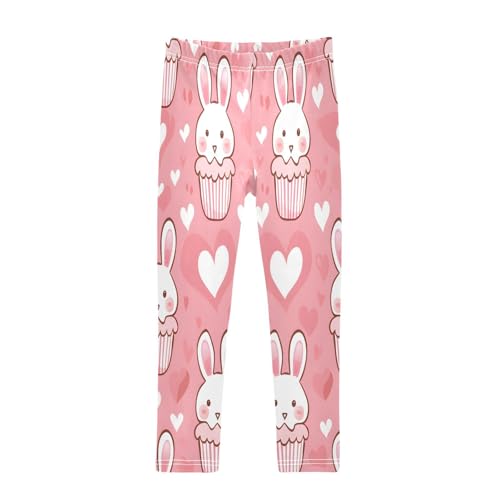 Toddler Girls Leggings Printed Yoga Pants Leggings Cute Rabbit Head for Kids