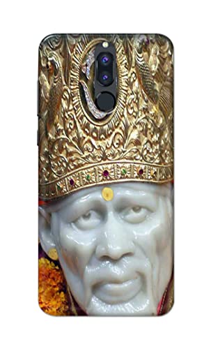 Image of PRINTFIDAA Sai Baba Lord Shiridi Great God Hinduism Hindu Religious Printed Designer Hard Case for Huawei Mate 10 Lite /Huawei Nova 2i / Huawei Honor 9i Back Cover -(e) RPM1005
