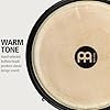 Meinl Percussion Bongos Headliner Wood - 2 hand drums with 6.75 and 8 inches - including tuning key - Siam Oak, Vintage Sunburst (HB100VSB) #2