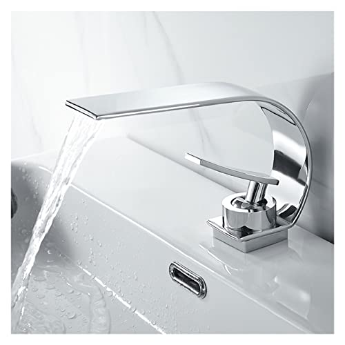 Robinet de lavabo cascade mitigeur eau chaude froide pour évier vasque
