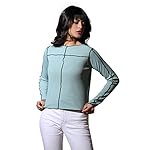 Leriya-Fashion-tops-for-women-Stretchable-Ribbed-Frilly-Lacing-On-Border-Stitched-tshirts-for-women-short-tops-for-girls-Ideal-for-Casual-Office-Wear-for-Ladies