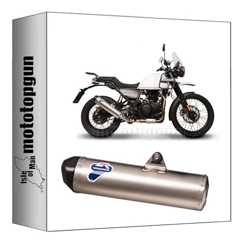 Echappement Termignoni inox de haute qualité compatible Royal Enfield Himalayan