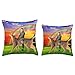 Kim Jong Un Riding Cat - Funny Kim Jong Un Throw Pillow