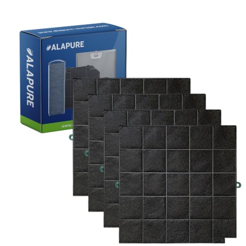 4x Alapure Longlife Kohlefilter passend für Bielmeier AFCFCAF97CSLL