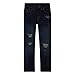 Levi's Big Boys' Slim Fit Distressed Jeans, Inky Spot, 12