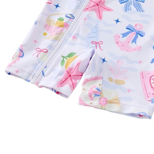 Image of UMELOK Baby Girl Swimsuit Infant Rash Guard Swimwear Bathing Suit