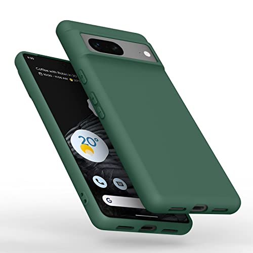 Case for Google Pixel 7 Phone Case, Soft-Touch, Shockproof, DustProof, Anti-skid Full Body Armour Phone Cover (Dark Green)