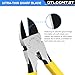 OTLOOMTBT 6-In and 5-In 2 PCS Ultra Sharp Compact Wire Cutters with Long Flat Nose Pliers Ideal for Cutting Crafts, Flowers, Plastics, Appliances and Any Clean Cutting Needs Powerful Wire Cutter