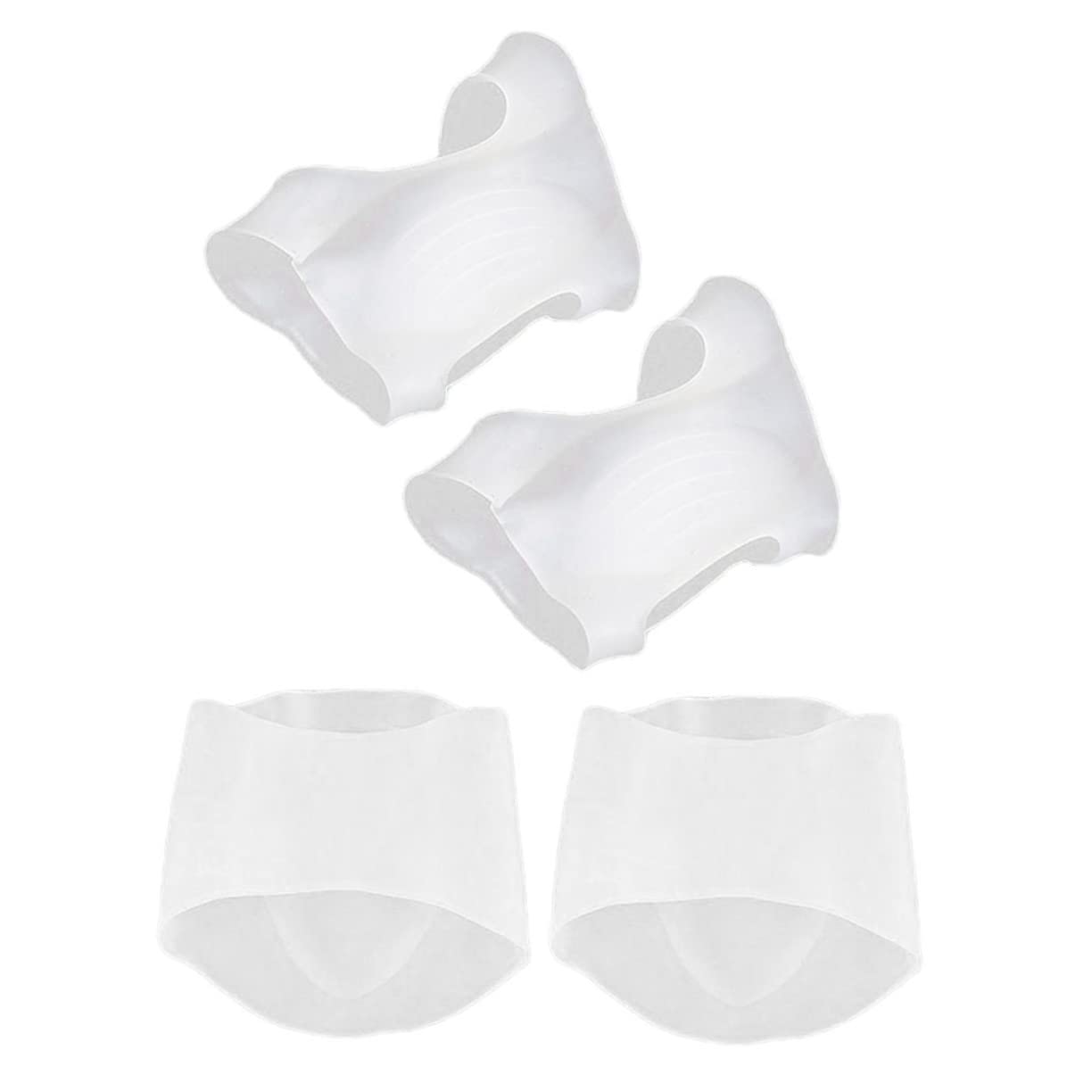 GOOHOCHY Washable Arch Support Socks for Foot Compression Wrap Orthotic Cushion 2 Pairs