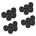 runmade Plastic Wheel Lock Lug Bolt Nut Cover Cap Compatible with VW Jetta Golf Passat Beetle EOS Tiguan Black (Pack of 20)