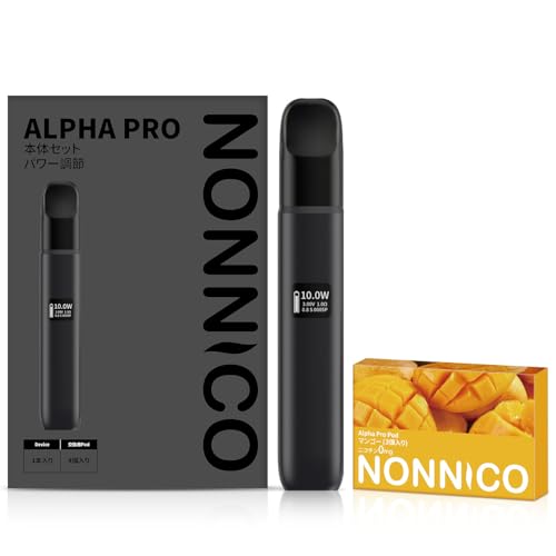 NONNICO Alpha Pro dq^oR vape xCvV[V RELX PODΉ\ ĝă|bh4t RELX{̌݊ ։ObY p[ߕt fBXvC [d Type-C[d jR` ^[ ubN{́y}
