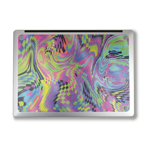 Image of Glossy Glitter Laptop Skin Compatible with Alienware M18 R2 (2024) - Dancefloor Trip - Premium 3M Vinyl Protective Wrap Decal Cover - Easy to Apply | Crafted in The USA by MightySkins