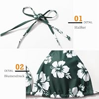 Genfien Damen Bikini Set V Ausschnitt Triangel Bikini Sexy Low Waist – Ansicht 5