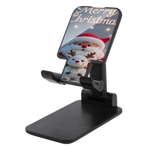 Support pliable pour téléphone portable réglable bureau Père Noël Noël