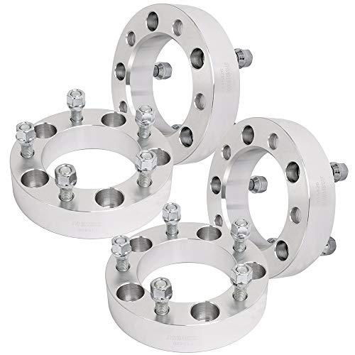 WHEELTECH 4pcs Wheel Spacers 1.5 Inch 5x5.5 to 5x5.5 with 1/2" Studs fits 1994-2001 for RAM 1500 | 1991-1996 for F150
