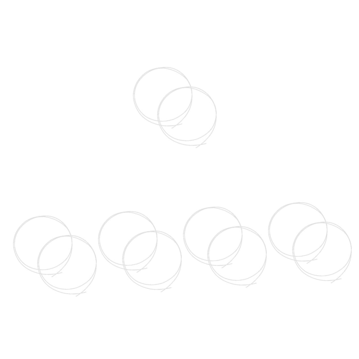 Mipcase 10pcs Sturdy Basketball Hoop Net String Netting Accessory for Easy Installation and Support Compatible Various Basketball Equipment High Strength Cord for Heavy Use