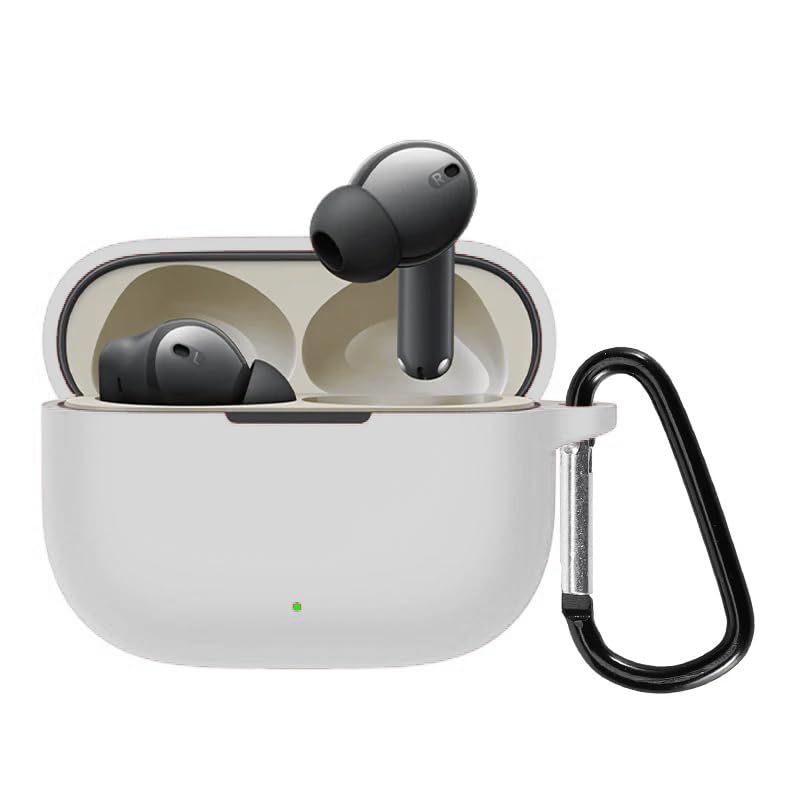 Mavro Case Cover Compatible with Realme Buds T300 TWS (Earbuds Not Included) (White)