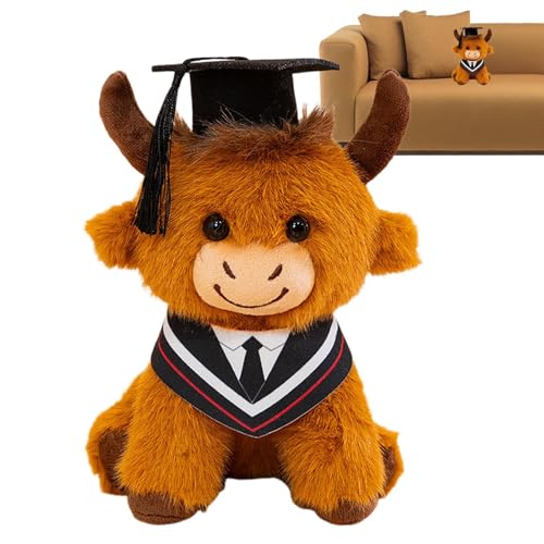 Peluche Vache de Remise des diplômes, cadeau idéal pour diplômés - 5