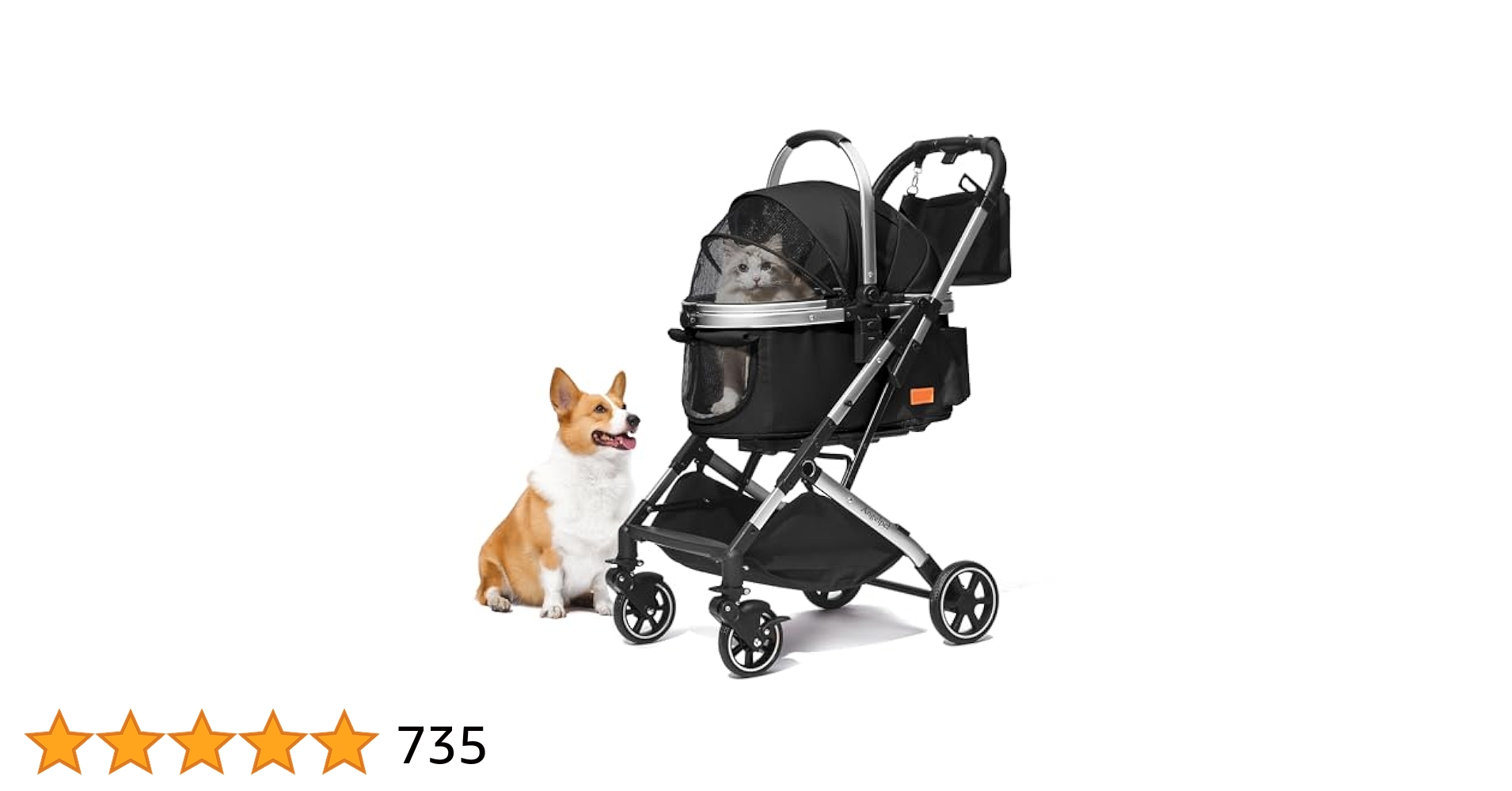 Angelpet ペットカート カーキ AP-S1 #26 Amazon | Angelpet ペットカート 分離型 【特許登録済み】猫 犬