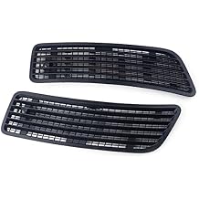 Pair Hood Bonnet Upper Grill Vent Trim Compatible for Mercedes-Benz W221 W251 W216 S550 S320 S400 R350 2007 2008 2009 2010 2011 2012 2013 Replaces OE# 2218800205 2218800305