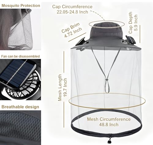 Image of 2026 Upgraded Fishing Hats with Sunglasses