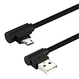 Conector en ángulo de 90 grados, fácil de enchufar, incluso en zonas de difícil acceso y espacios estrechos. Hecho de fibra y nailon trenzado, duradero para uso a largo plazo.