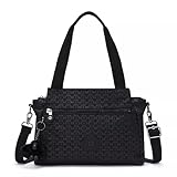 Kipling Women's Elysia Crossbody, Lightweight, Multi-Compartment Magnetic Snap Pockets, Shoulder Bag, Signature Embossed