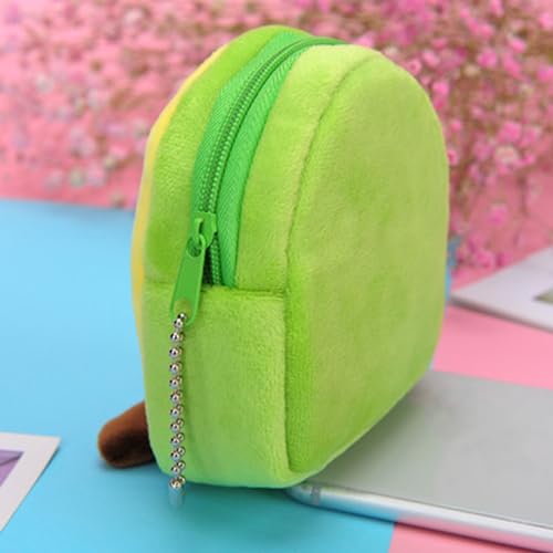 Avocado Plush Purse Wallet Multifunctional Portable Cartoon Fruit Bag4