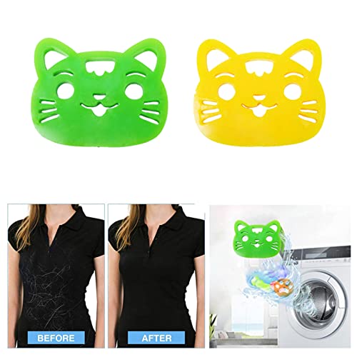 Boules Anti-poils Machine à Laver - 2 Pièces PVC - Attrape Poils Chats, Peluches, Cheveux