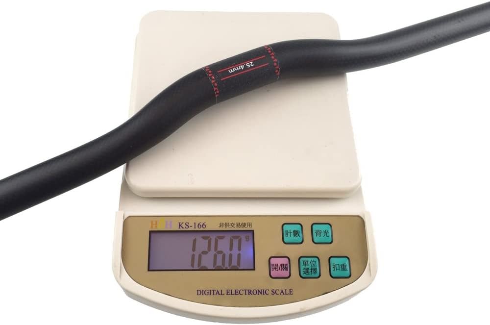 Mtb Mountain Bike Handlebars Alfa Pasca Carbon Fiber Mtb Handlebar 25.4mm Rise Aero Handle Bars Bicycle Bar Bike Accessories 3K Matte 700m