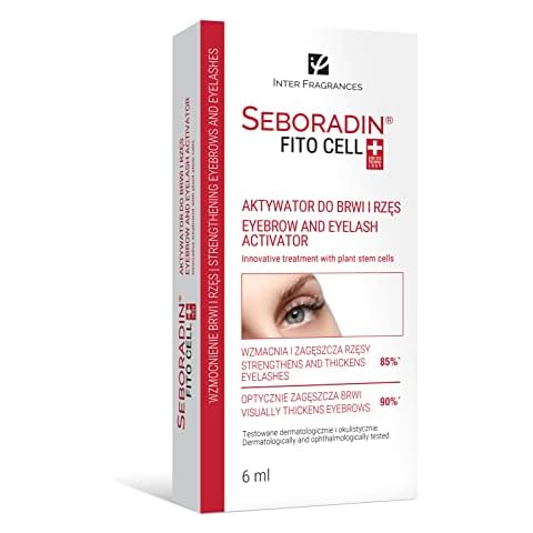 SEBORADIN FITO CELL Eyebrow and Eyelash Growth Serum 6 ml | Eyelashes Eyebrows Serum for Thicker, Stronger, Fuller and Longer Lashes | Growth Conditioner for Lashes and Brows | Volume Lash Booster Cover
