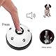 Yeenano Haustier Trainingsglocken,2 PCS Hundeklingel Haustiere Hundeglocke mit Pfotenabdruck Button Töpfchen Trainingsglocken Hundetür Glocke Hunde Button Buzzer für Hunde für Hund Katze