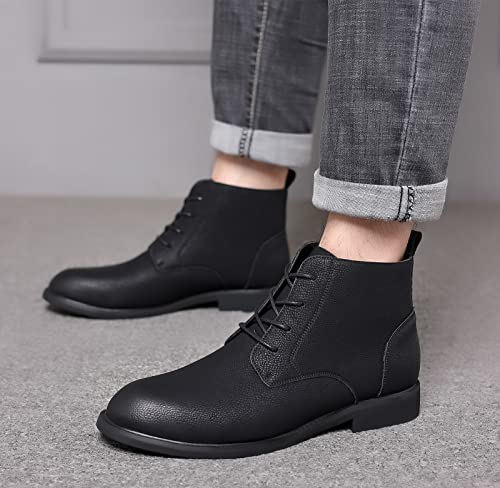 Dadawen Men's Chukka Ankle Boots Casual Dress Boot Oxfords Ankle Lace Up Boot For Men Black Us Size 7 #TOP1