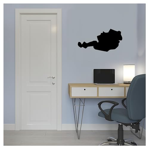 Image of Kayra Decor Austria Map Wall Stencil for Painting, Art and Craft - Size 12 inch x 12 Inch.